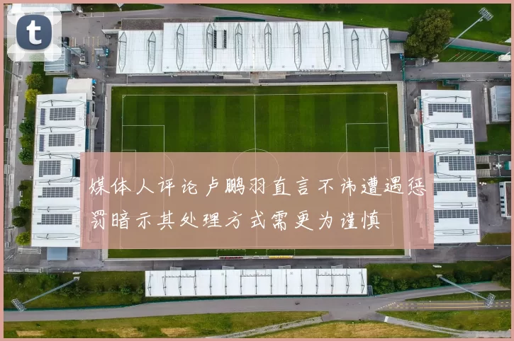 媒体人评论卢鹏羽直言不讳遭遇惩罚暗示其处理方式需更为谨慎